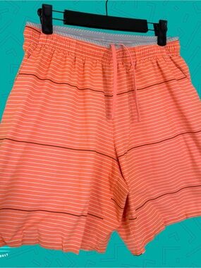 New Balance Striped Athletic Running Shorts